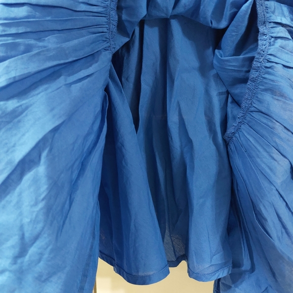 Rhode Resort Nala Scarlet Blue Short Sun Dress Size L vacation beach - Picture 7 of 16